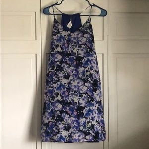 Blue Reversible Floral Dress